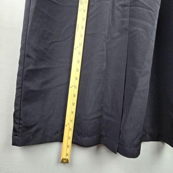 SUSAN GRAVER Chic Midi Skirt Black Womens Size XL Mature Minimalist Neutral - Picture 9 of 9